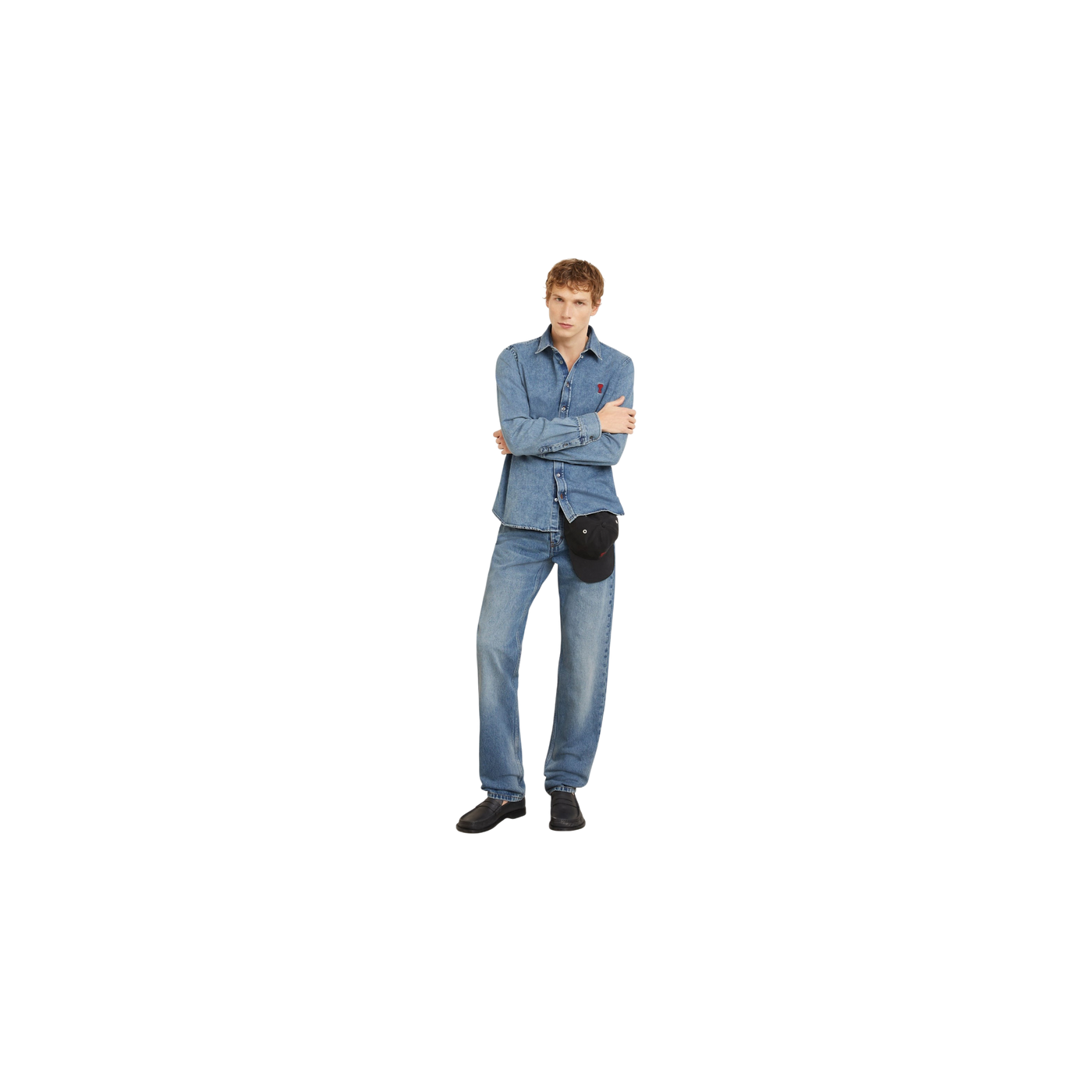 Ami Paris Jeans Classic Fit 480 Used Blue