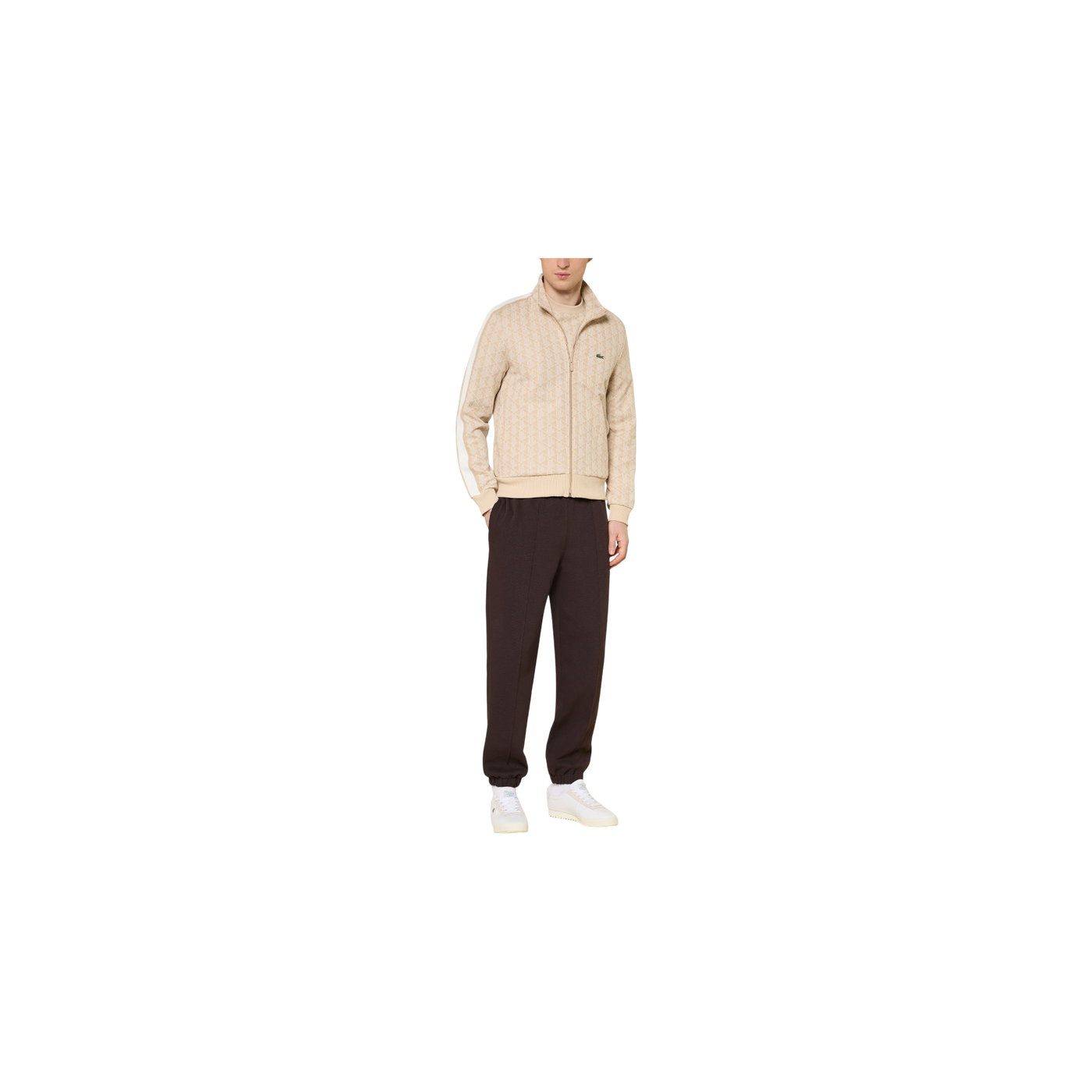 Lacoste Training Jacket Beige Cream