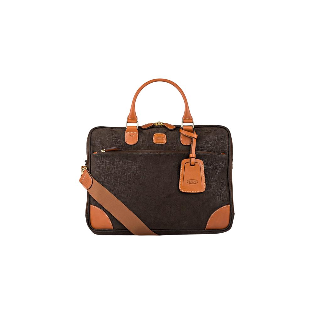 Bric's Laptop Bag Life Dark Brown