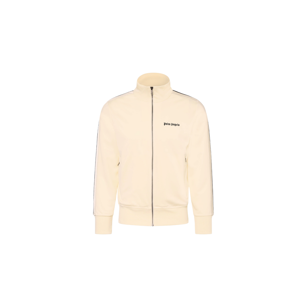 Palm Angels Sweatshirt Jacket Ecru / Black