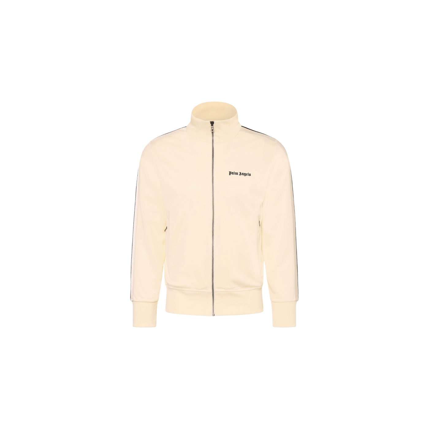 Palm Angels Sweatshirt Jacket Ecru / Black