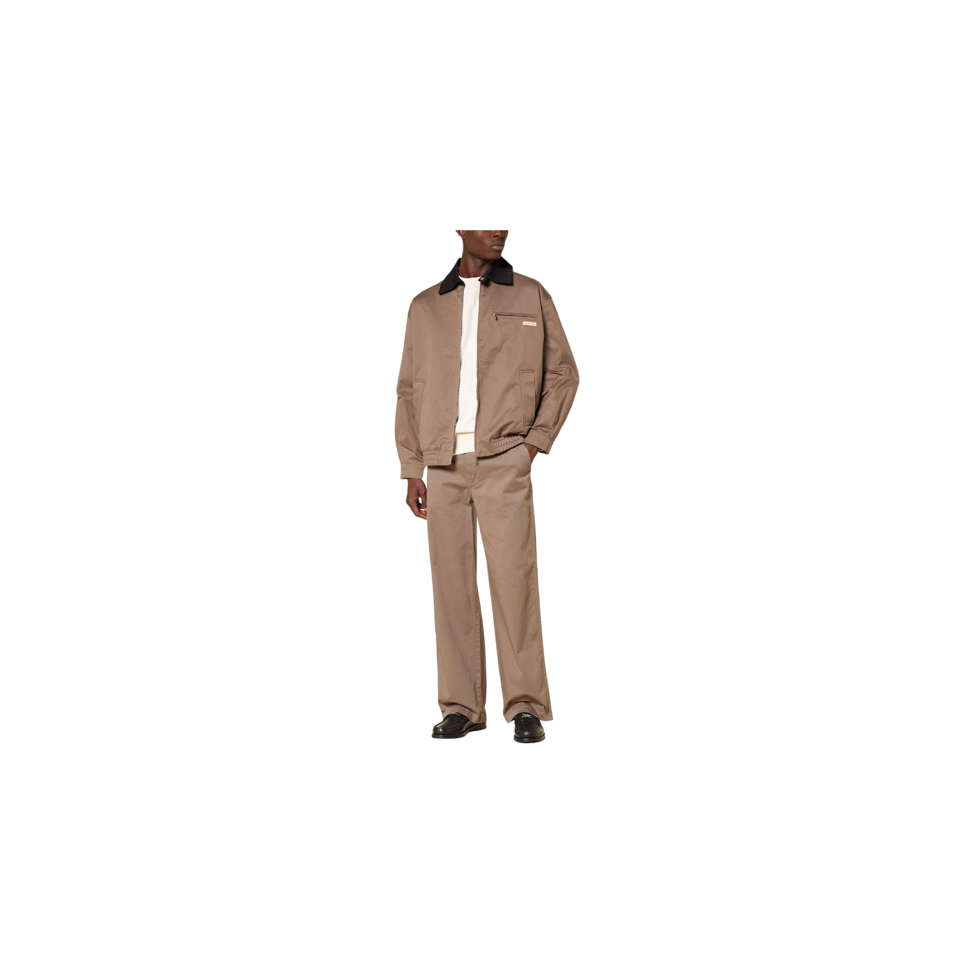 Calvin Klein Jeans Chino Baggy Relaxed Fit Taupe
