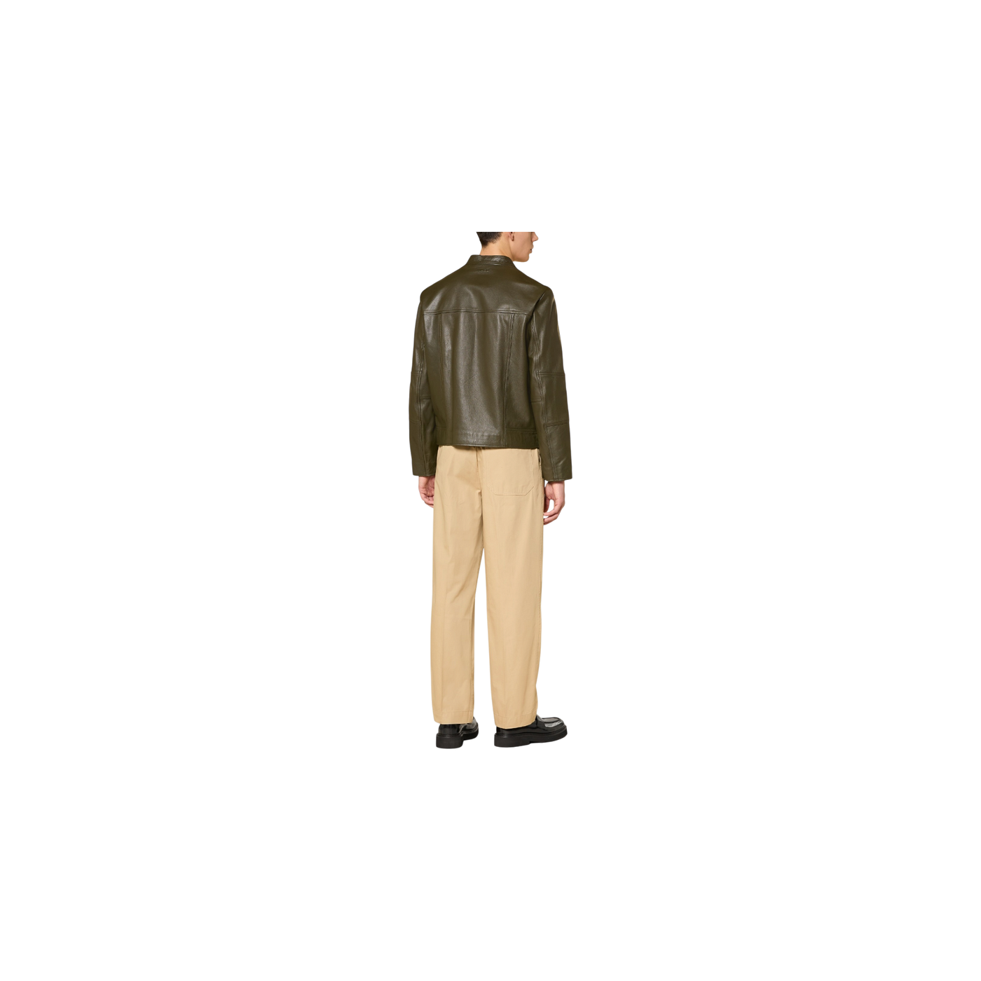 Hugo Celeg Straight Fit Pants Beige
