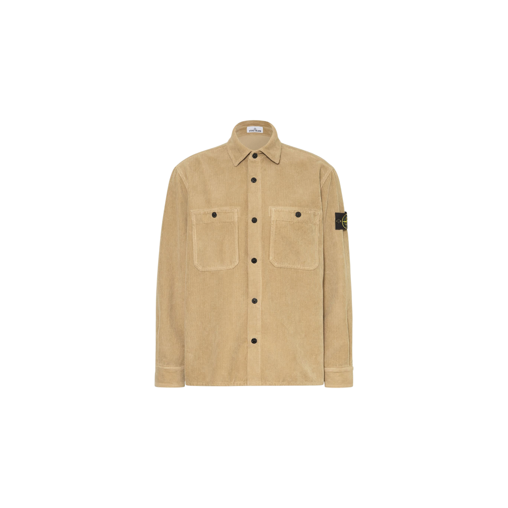 Stone Island Corduroy Overshirt Beige