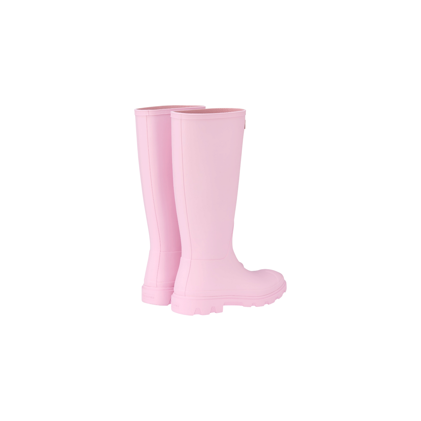 Hunter Downpour Tall Rubber Boots Pink / Red / Black