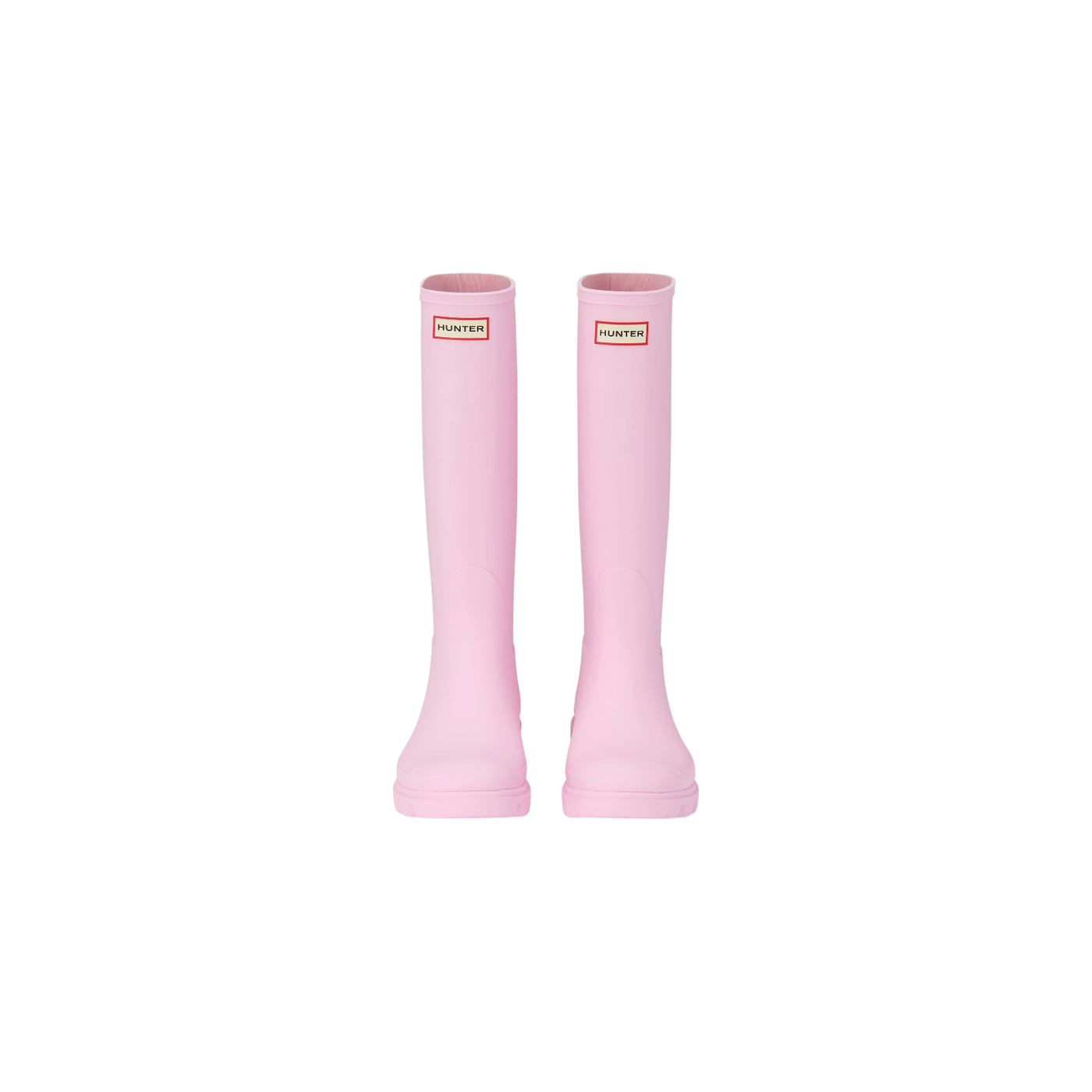 Hunter Downpour Tall Rubber Boots Pink / Red / Black