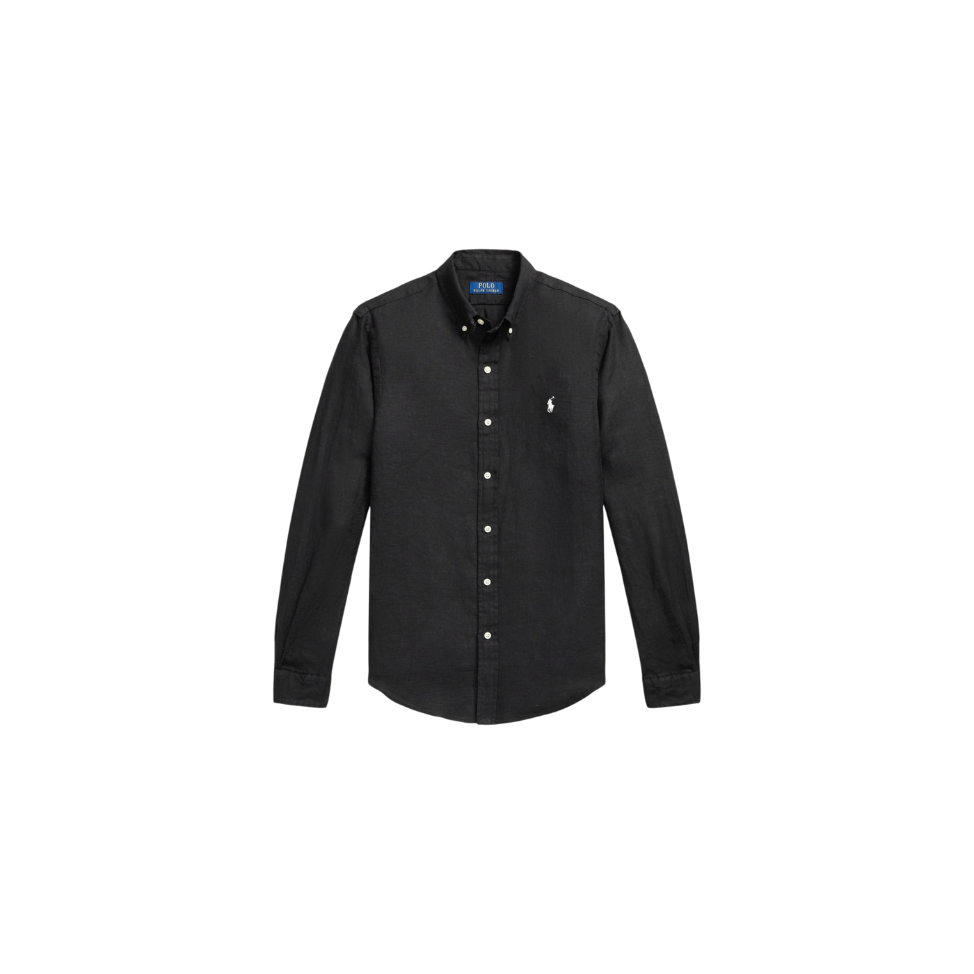 Polo Ralph Lauren Linen Shirt Slim Fit Black / White