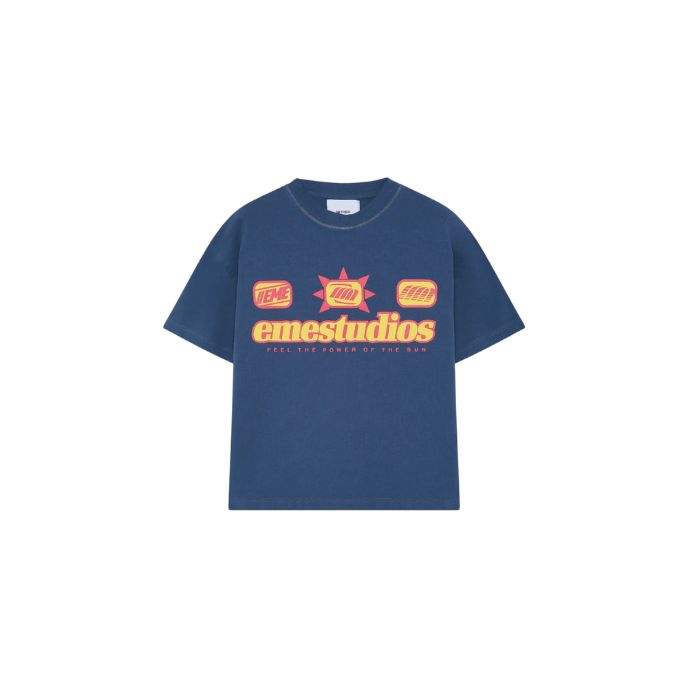 Eme Studios Solare Navy Oversized T-Shirt