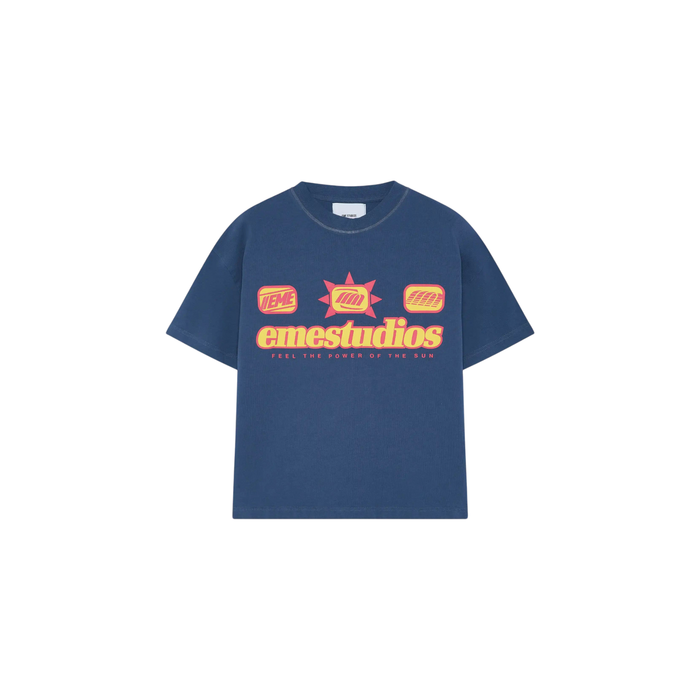 Eme Studios Solare Navy Oversized T-Shirt