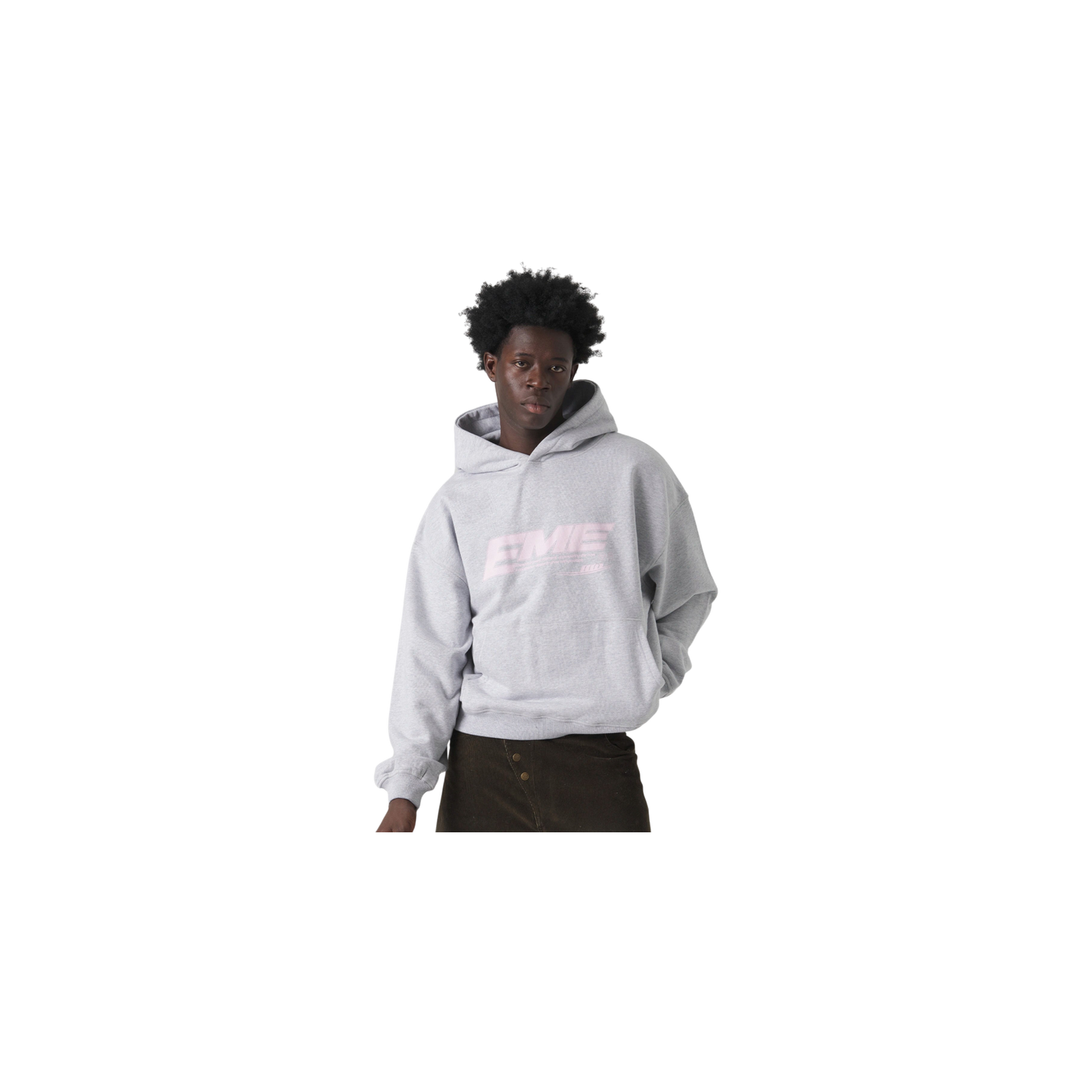 Eme Studios Ssamo Heather Grey Oversized Hoodie