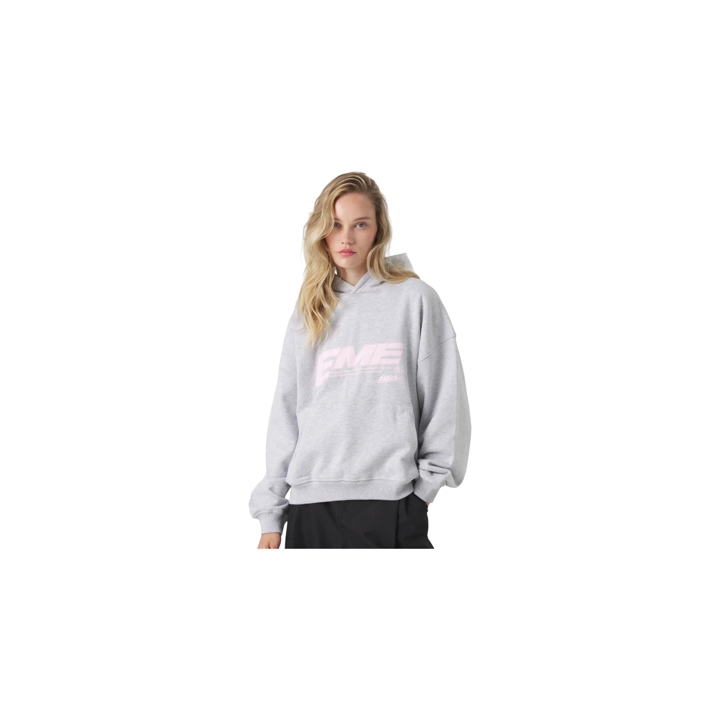 Eme Studios Ssamo Heather Grey Oversized Hoodie