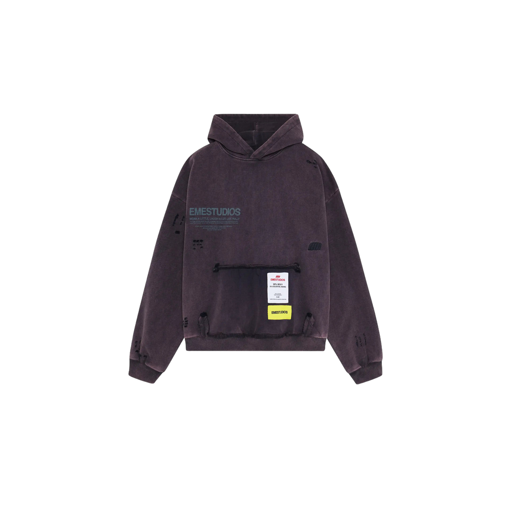 Eme Studios Stanford Navy Oversized Hoodie