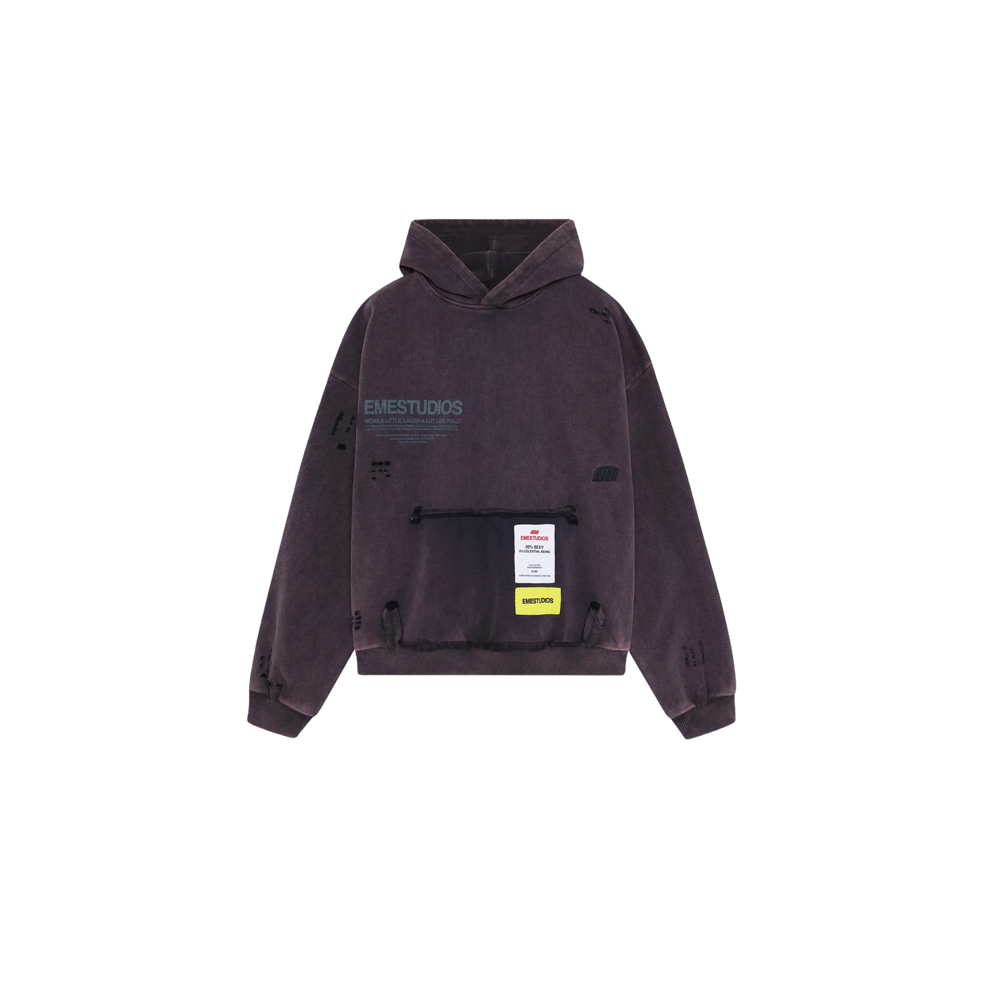 Eme Studios Stanford Navy Oversized Hoodie