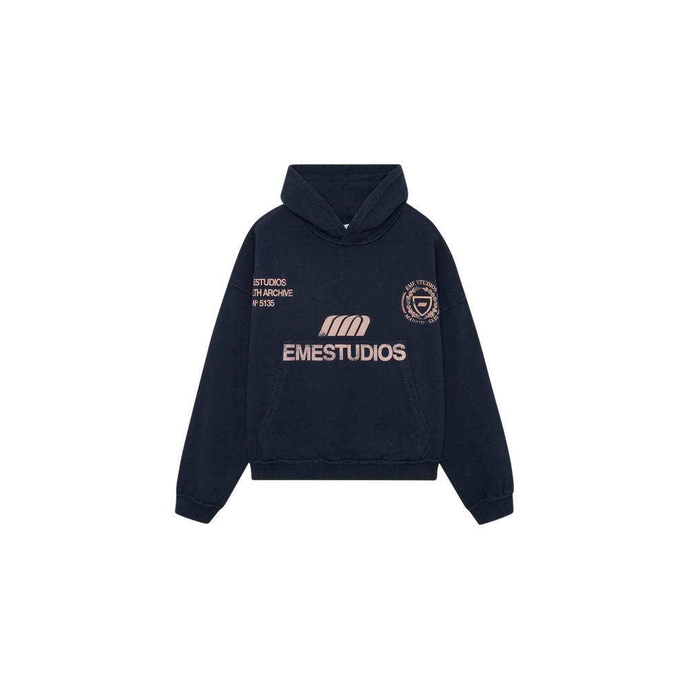 Eme Studios Stealth Navy Oversized Hoodie
