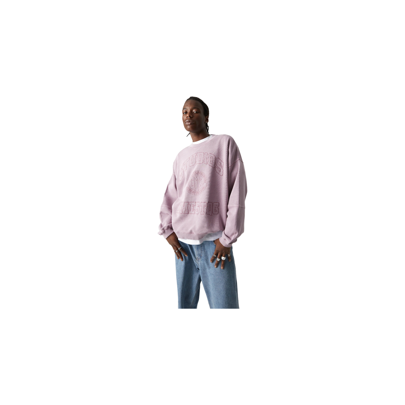 Eme Studios Streak Toadstool Oversized Crewneck