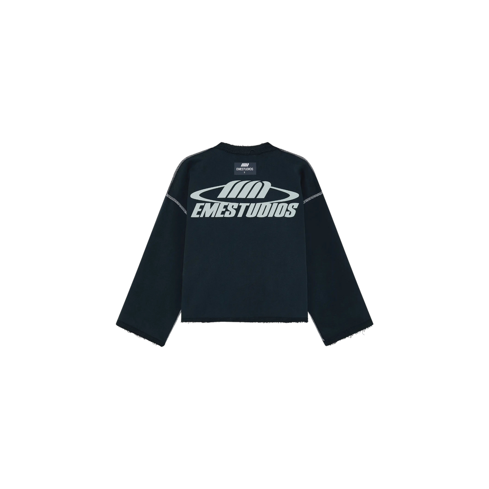 Eme Studios Suit Navy Oversized Crewneck