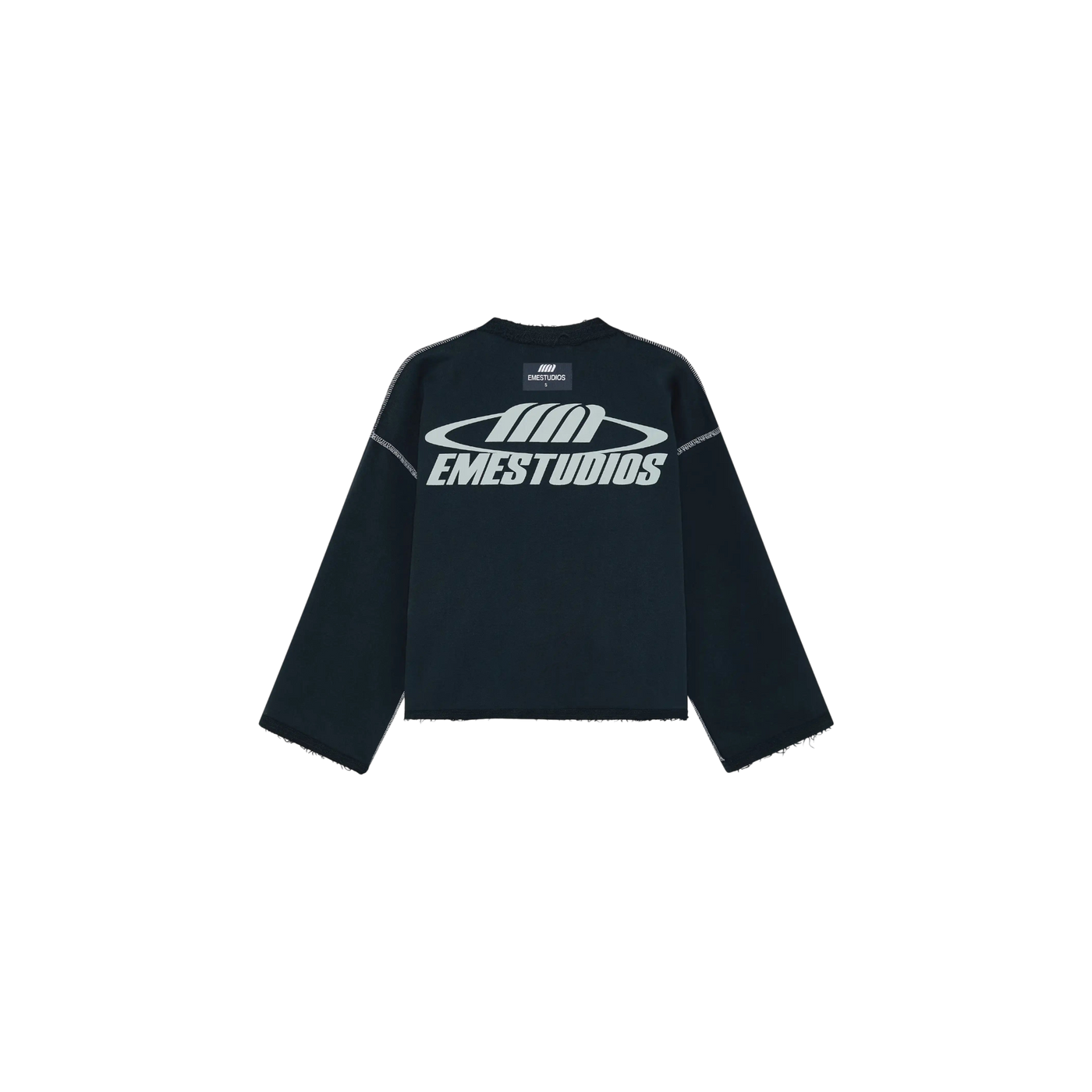 Eme Studios Suit Navy Oversized Crewneck