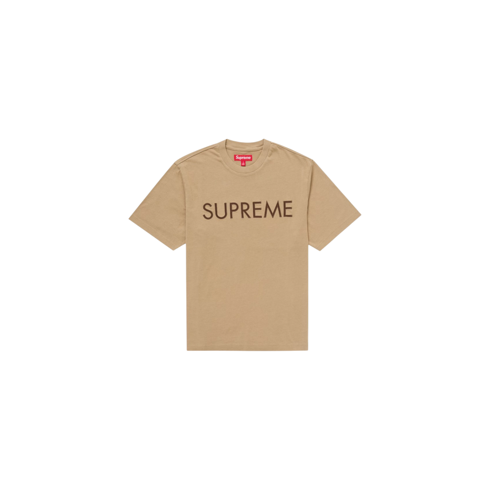 Supreme Capital T-Shirt Brown