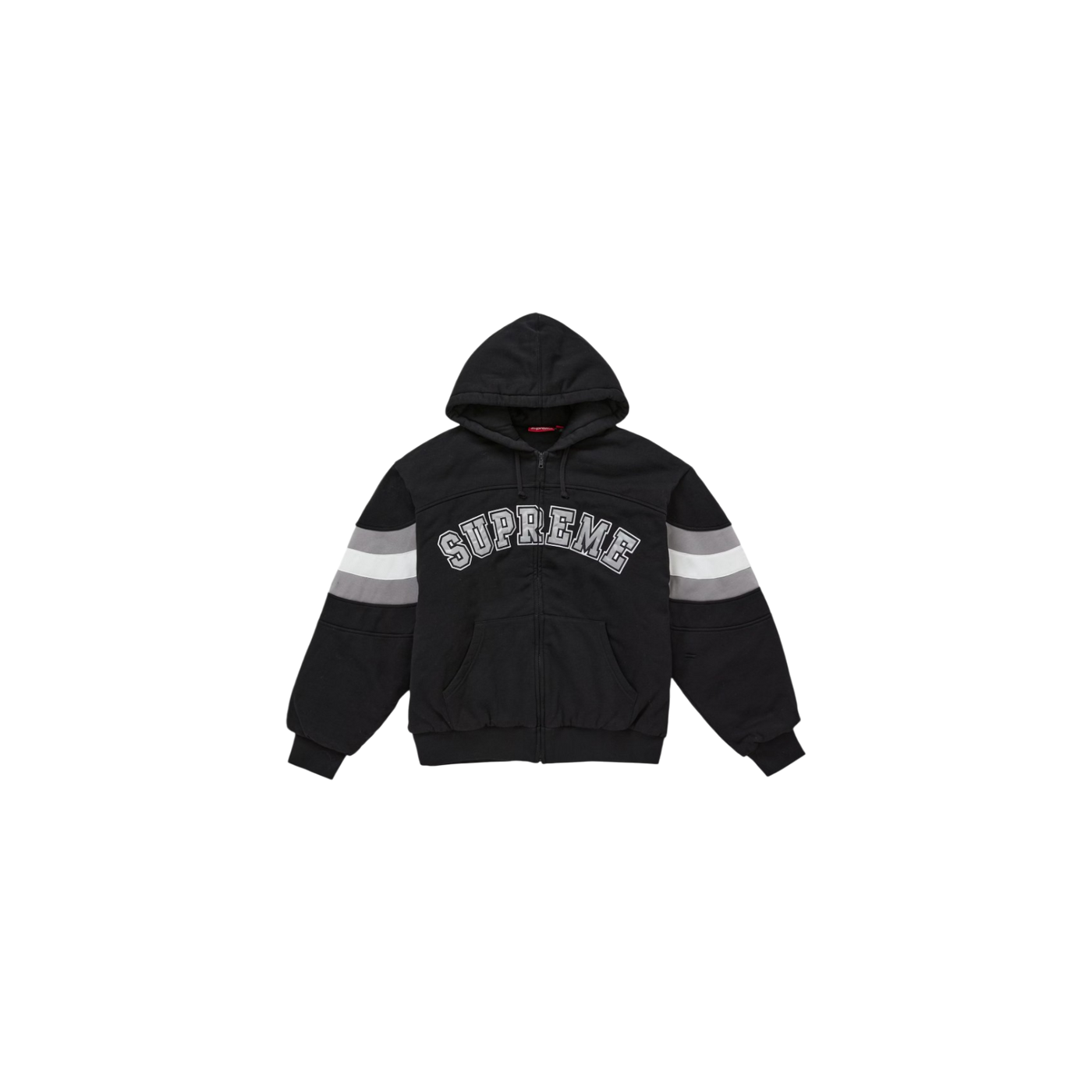 Supreme Filled Zip Up Hooded Sweatshirt Black