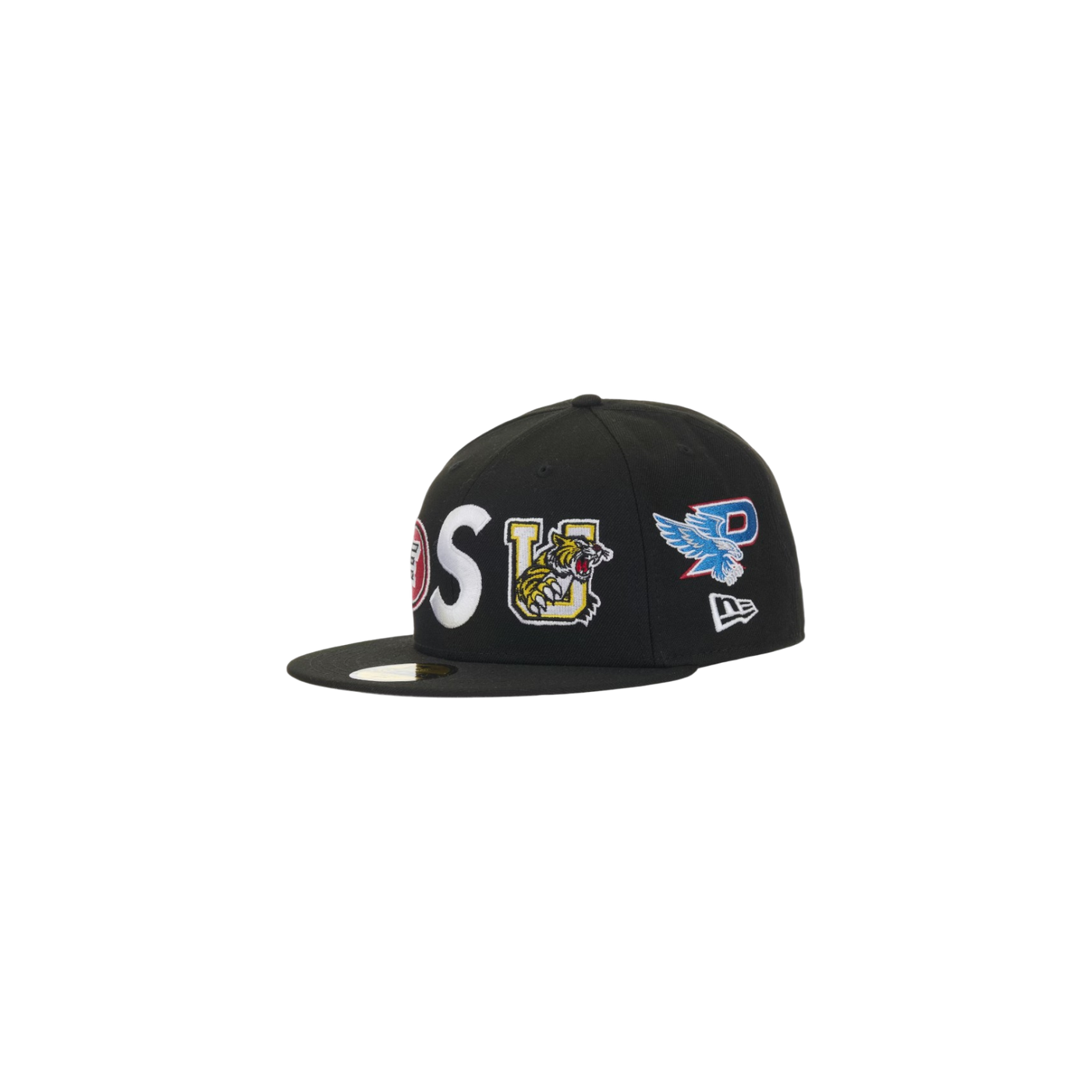 Supreme Mascots S Logo New Era 59Fifty Fitted Cap Black