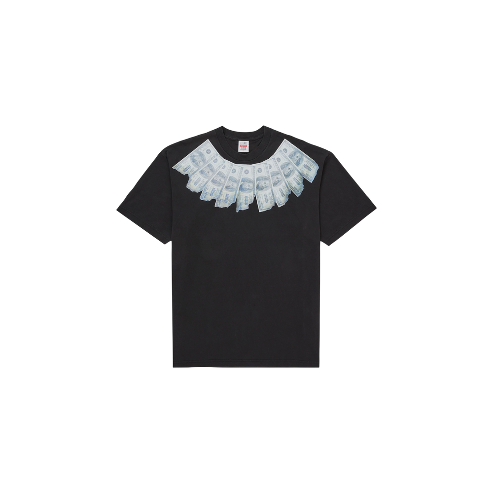 Remera Supreme Mm6 Maison Margiela Money Negro