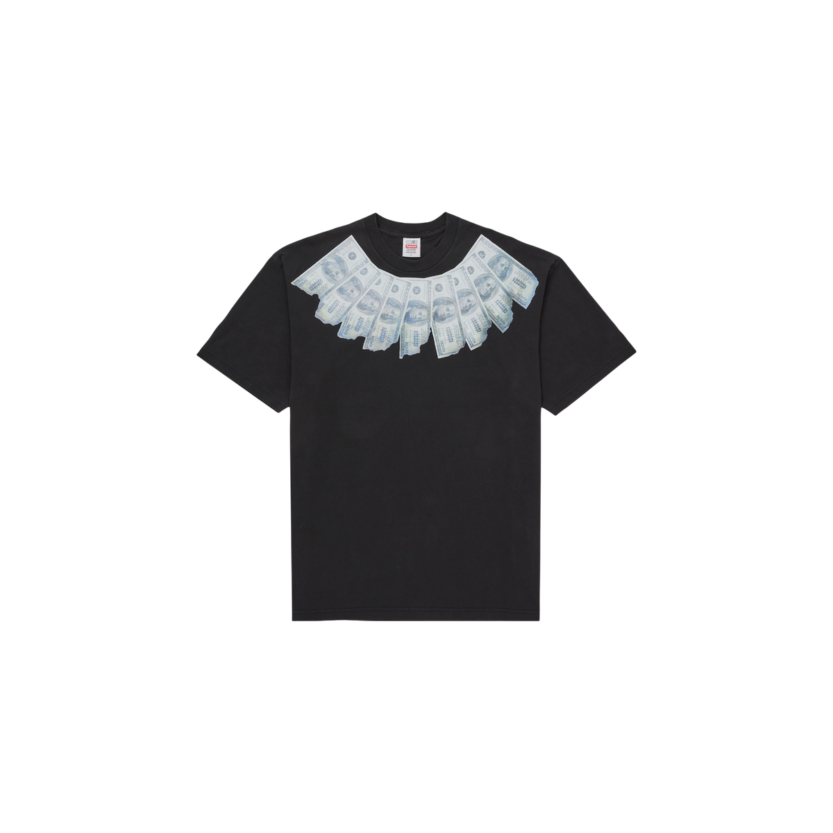 Remera Supreme Mm6 Maison Margiela Money Negro