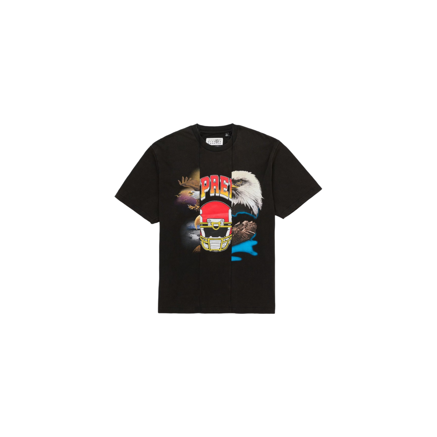 Supreme Mm6 Maison Margiela Split S/S Top Black