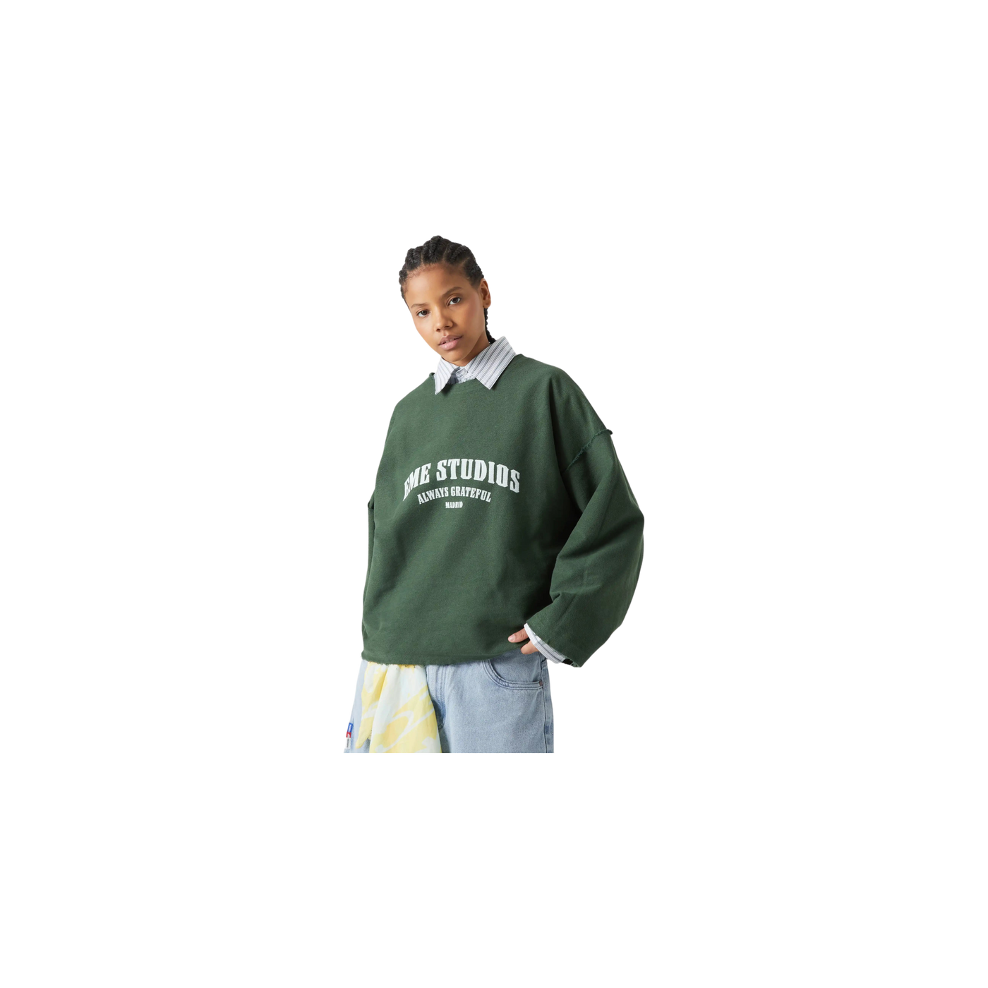 Eme Studios Suty Sycamore Reverse Crewneck