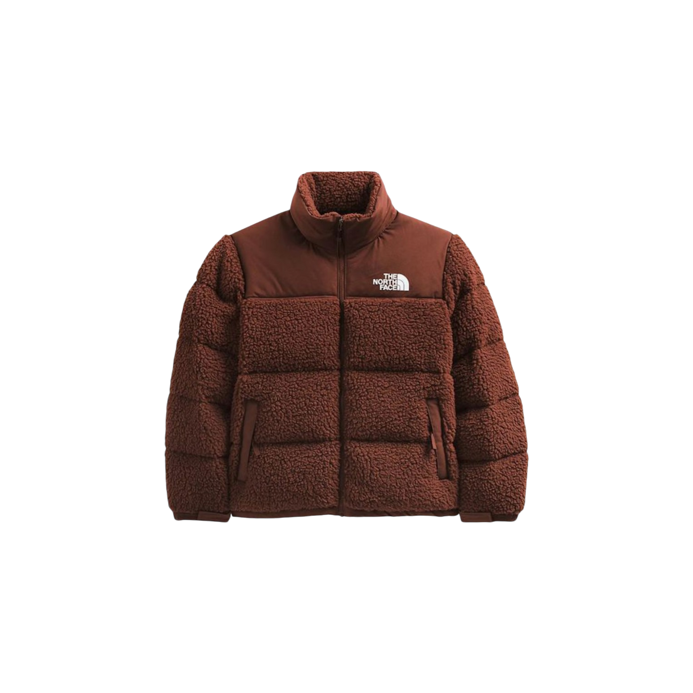 The North Face High Pile 600 Fill Recycled Waterfowl Down Nuptse Jacket Dark Oak