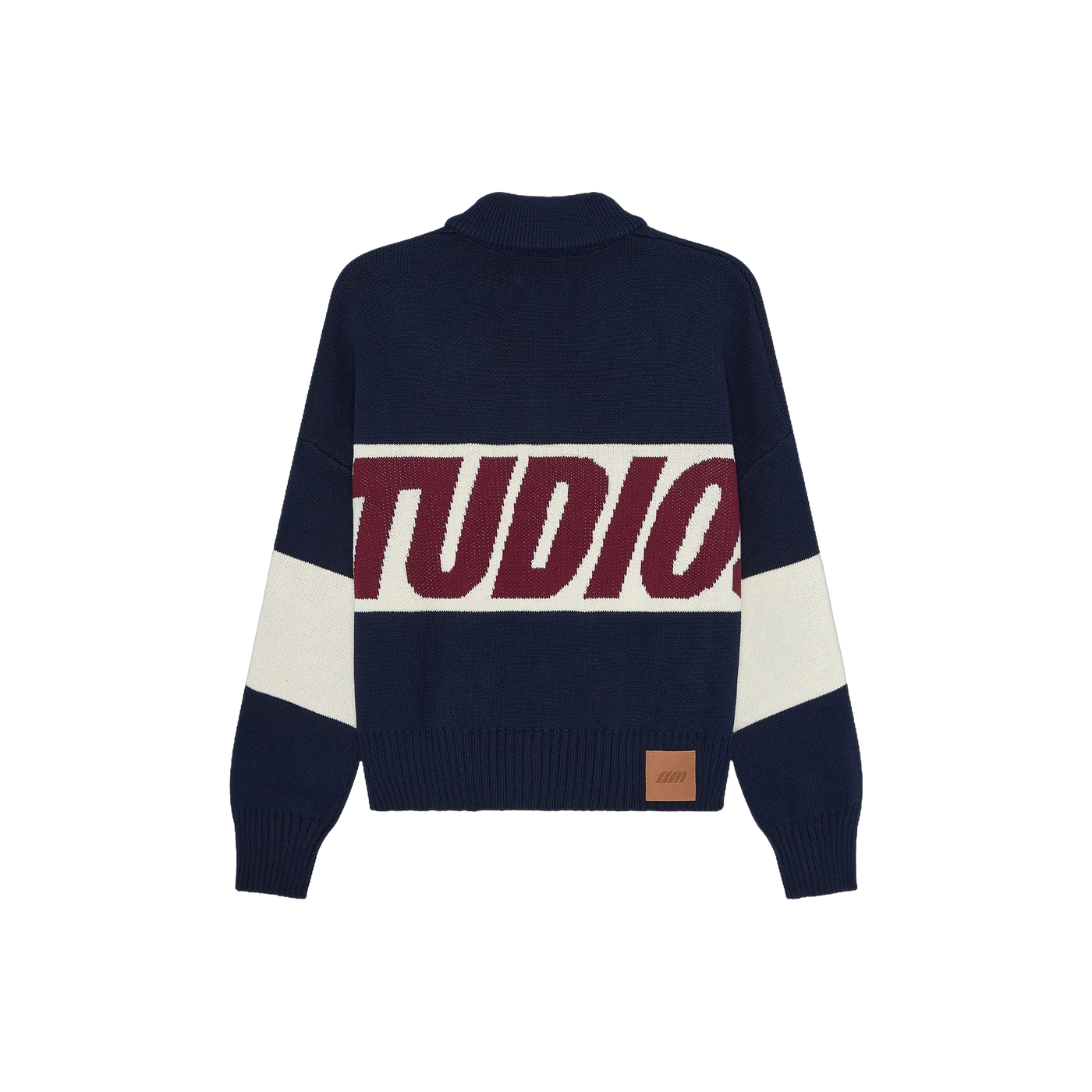 Eme Studios Thrill Navy Zipper Knit