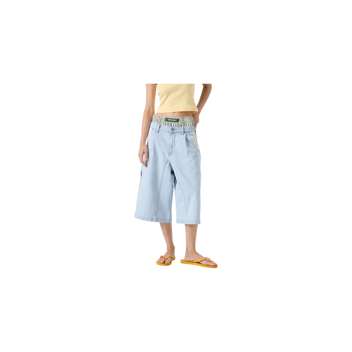 Eme Studios Tibiacore Blue Denim Jorts