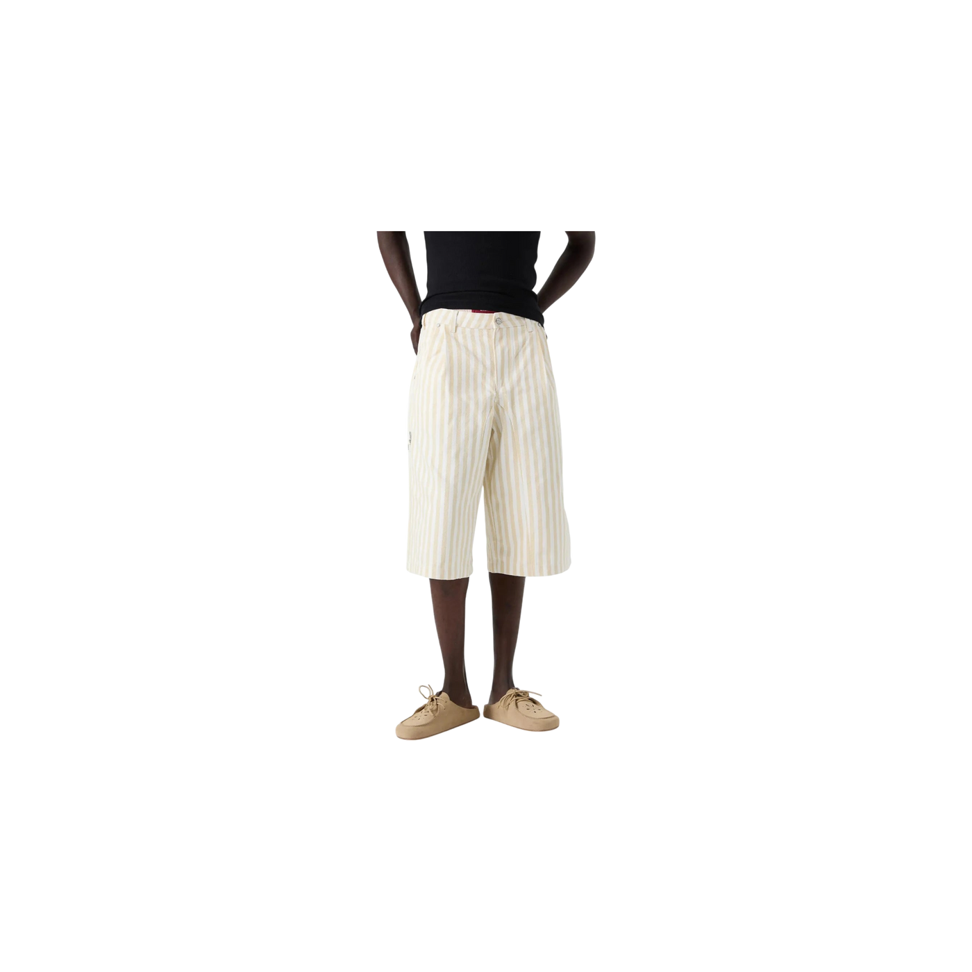 Eme Studios Tibiacore Striped Denim Jorts