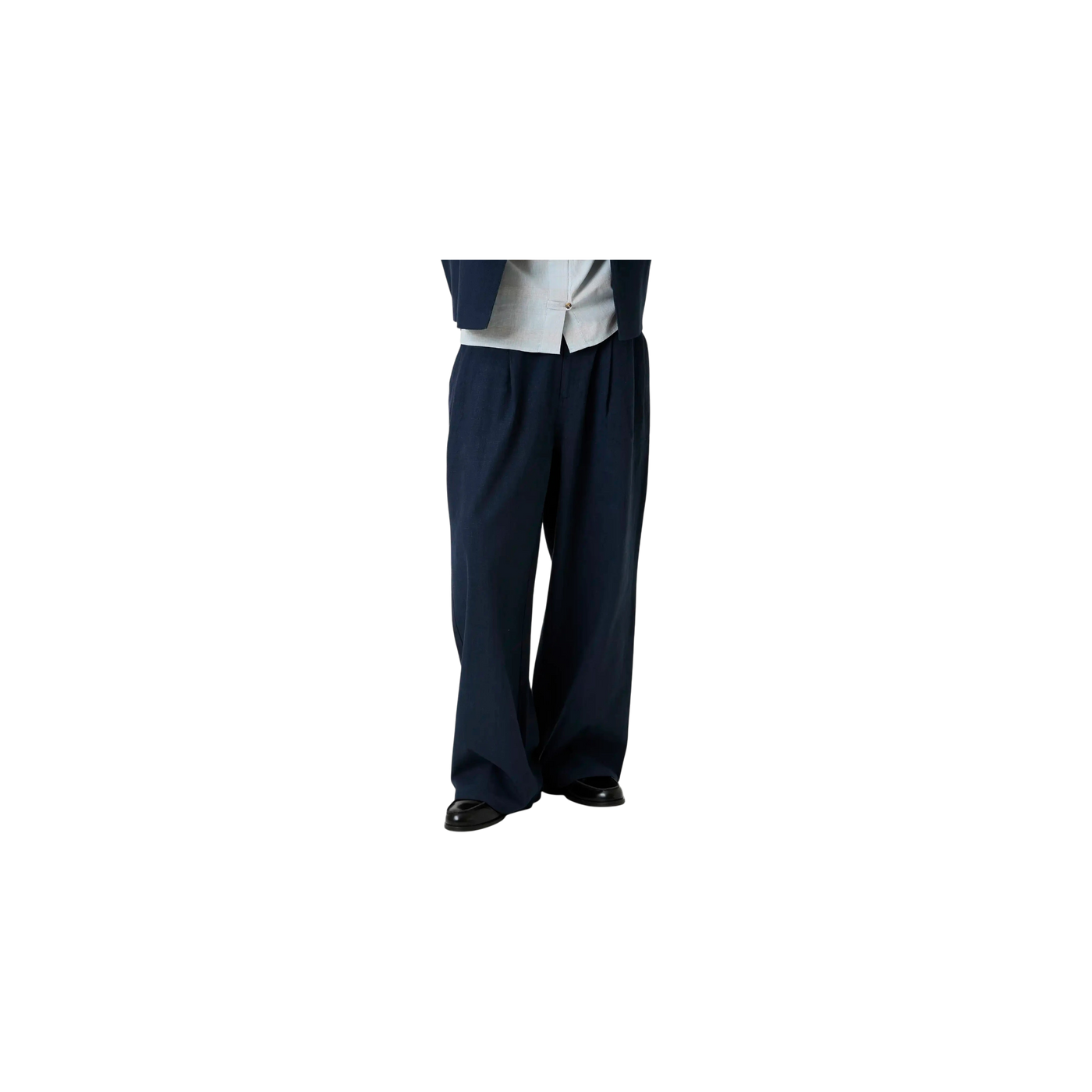 Eme Studios Tide Navy Tailored Pants