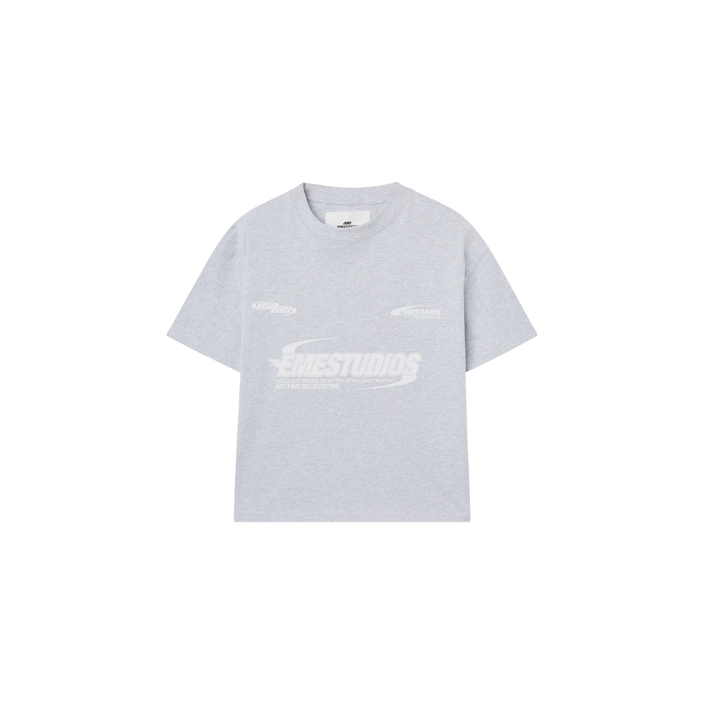 Eme Studios Tracer Heather Grey Oversized T-Shirt