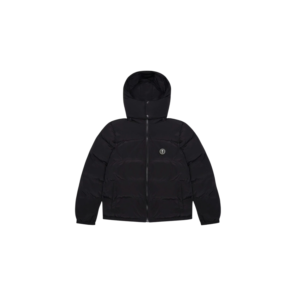 Trapstar Irongate Detachable Hooded Puffer Jacket Black