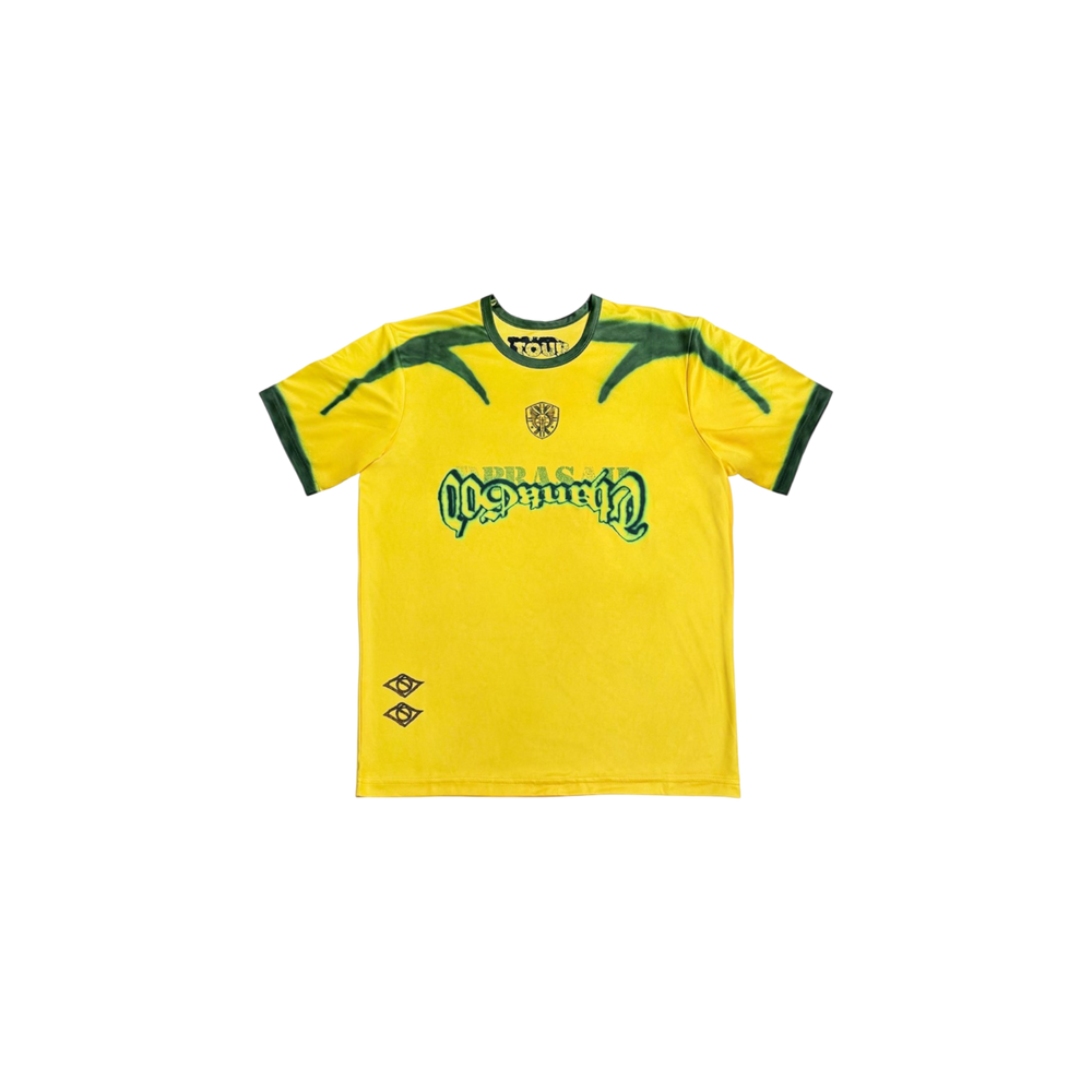 Travis Scott Brazil Soccer Jersey Yellow