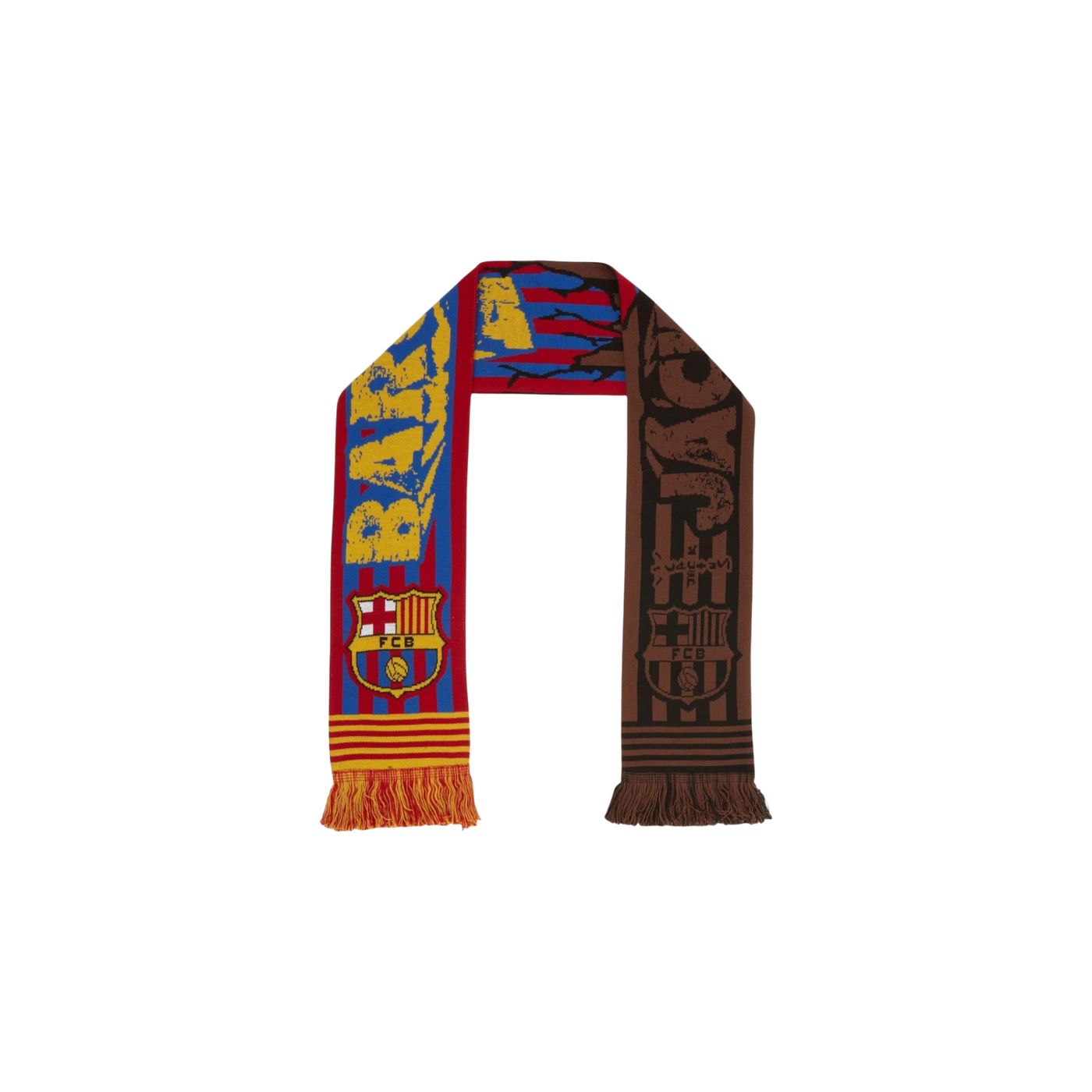 Travis Scott x FC Barcelona Jack Football Club Scarf Multicolor