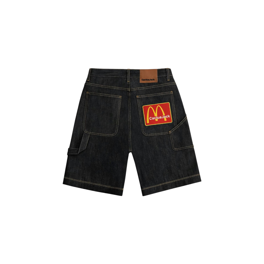 Travis Scott x McDonald's Cj Arches Denim Shorts Indigo
