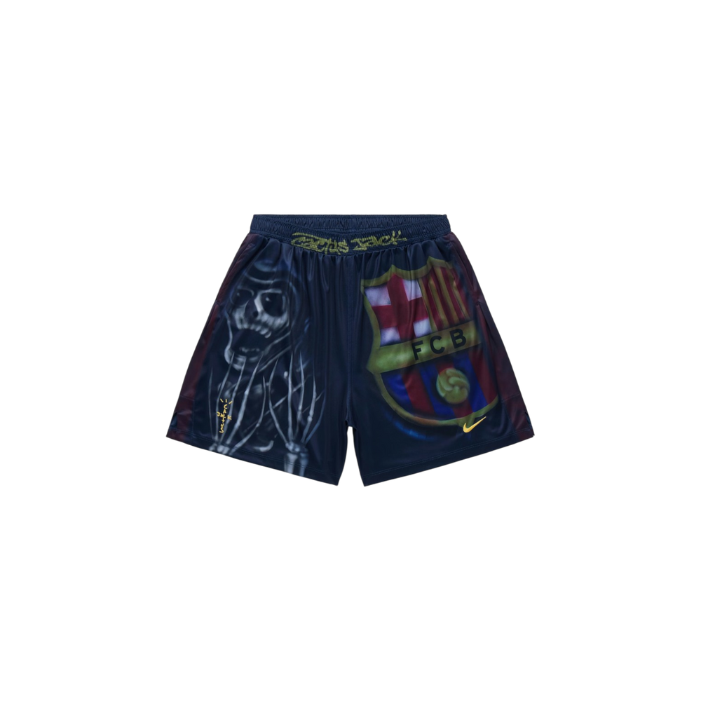 Travis Scott x Nike x FC Barcelona Skeleton Home Shorts Multicolor