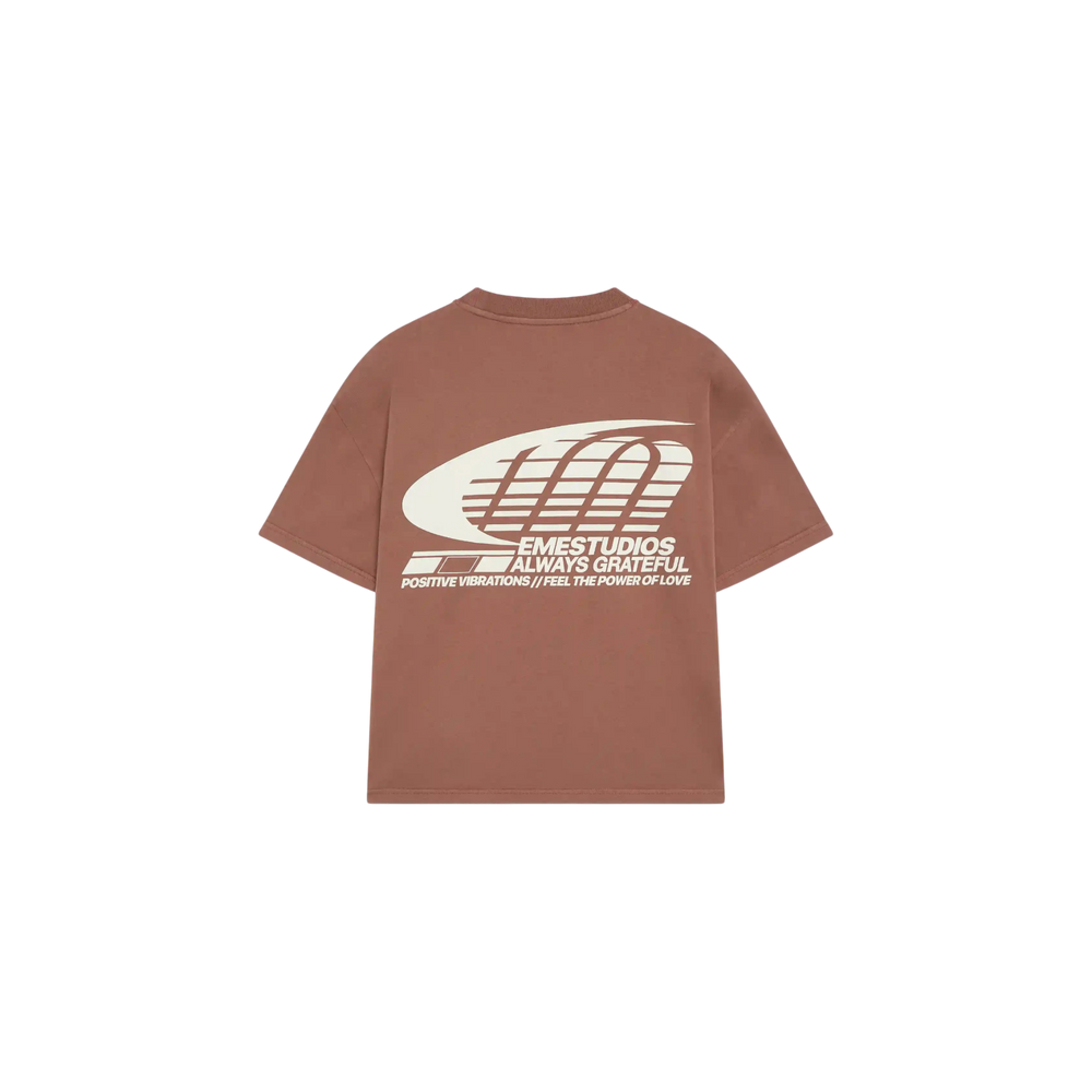Eme Studios Trevor Brown Clay Oversized T-Shirt
