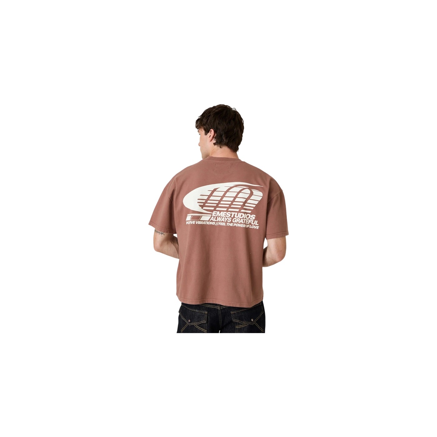 Eme Studios Trevor Brown Clay Oversized T-Shirt
