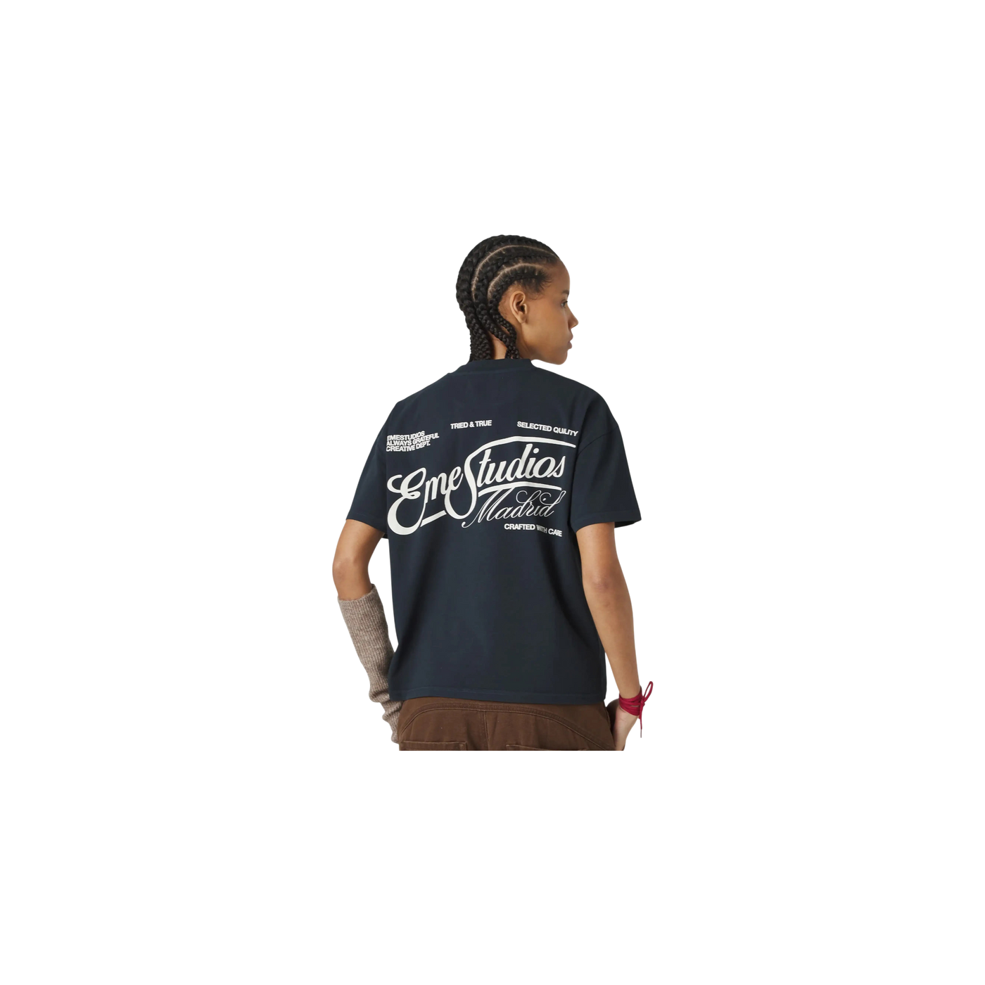 Eme Studios Tried & True Navy Oversized T-Shirt