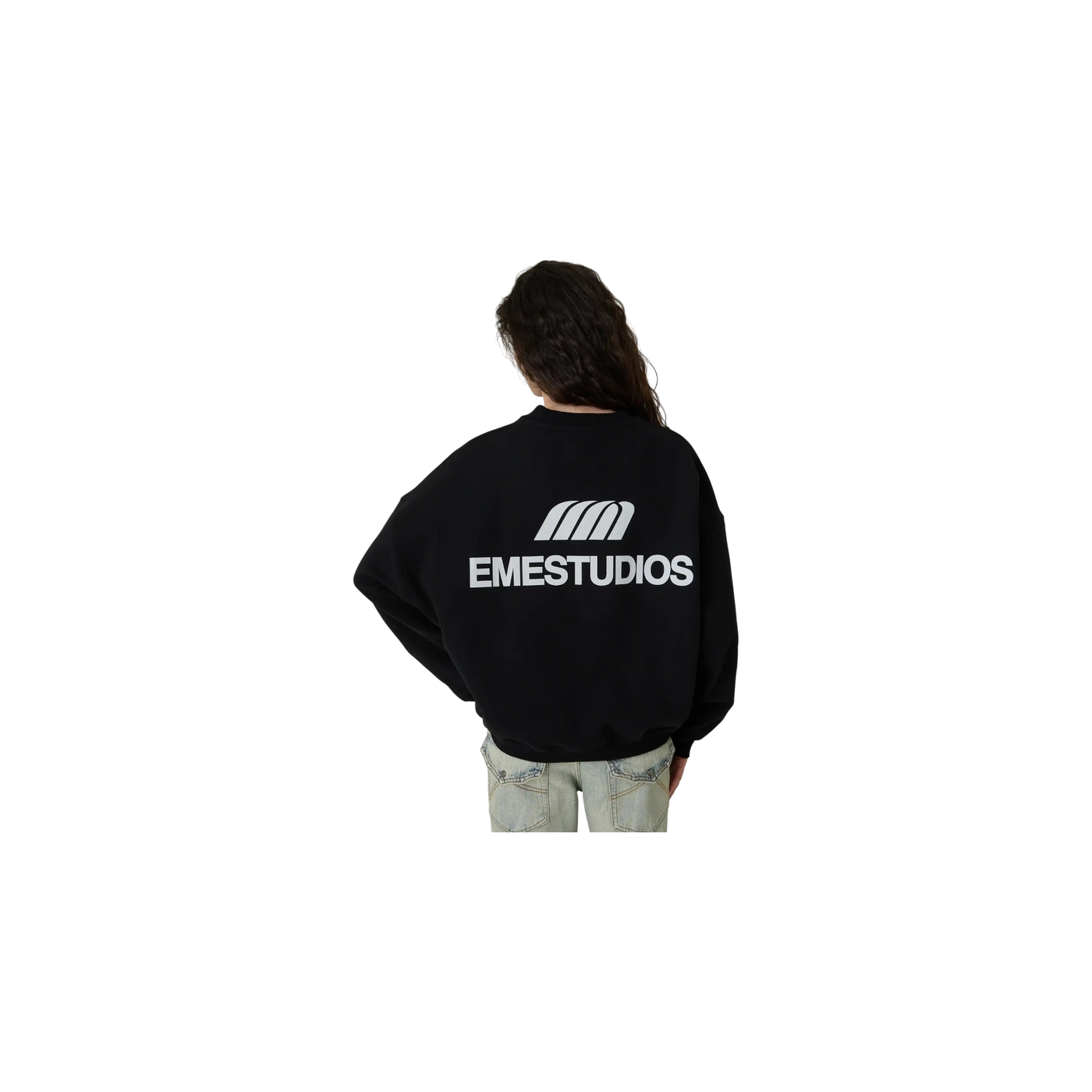 Eme Studios Uniform Shadow Oversized Crewneck