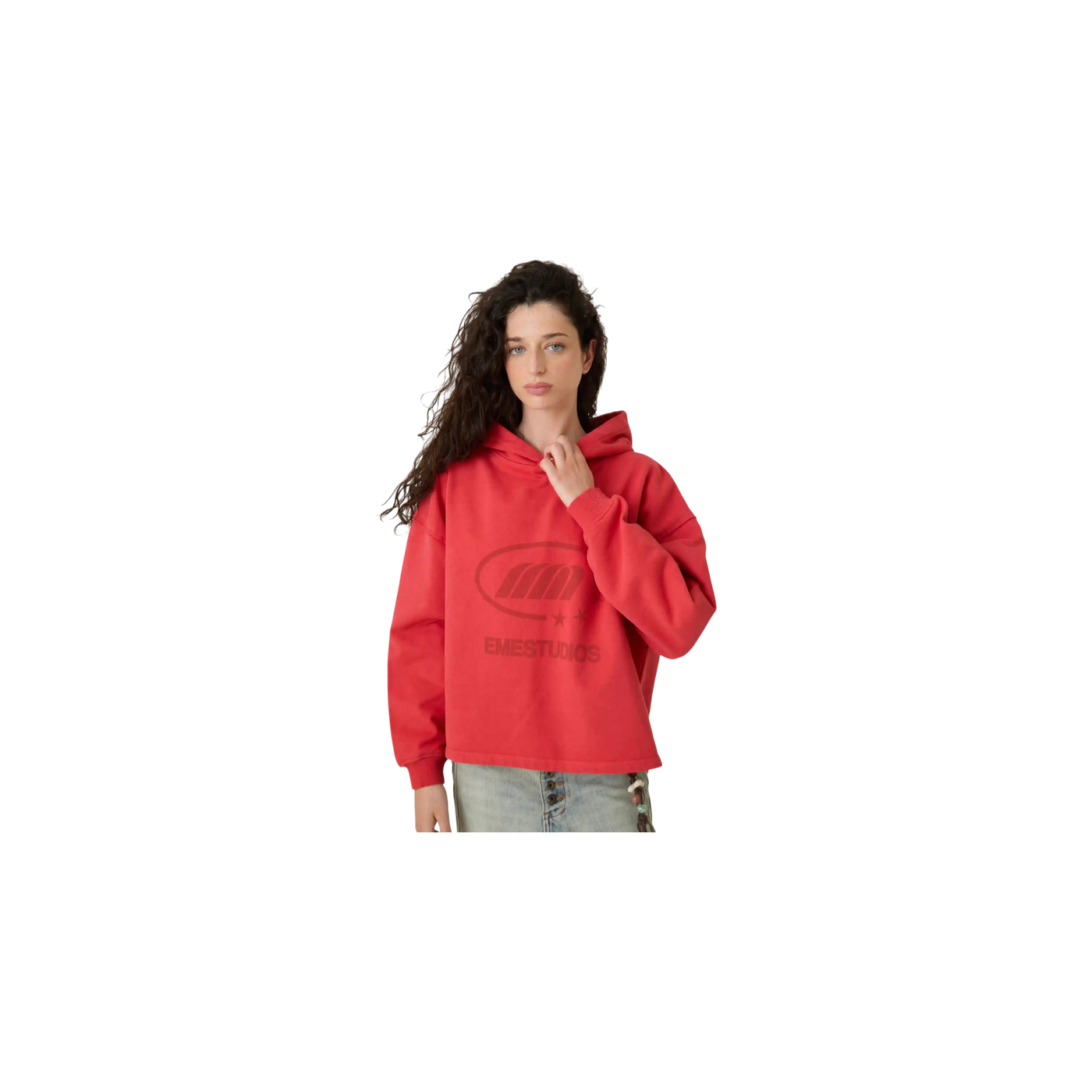 Eme Studios Union Marsala Oversized Hoodie