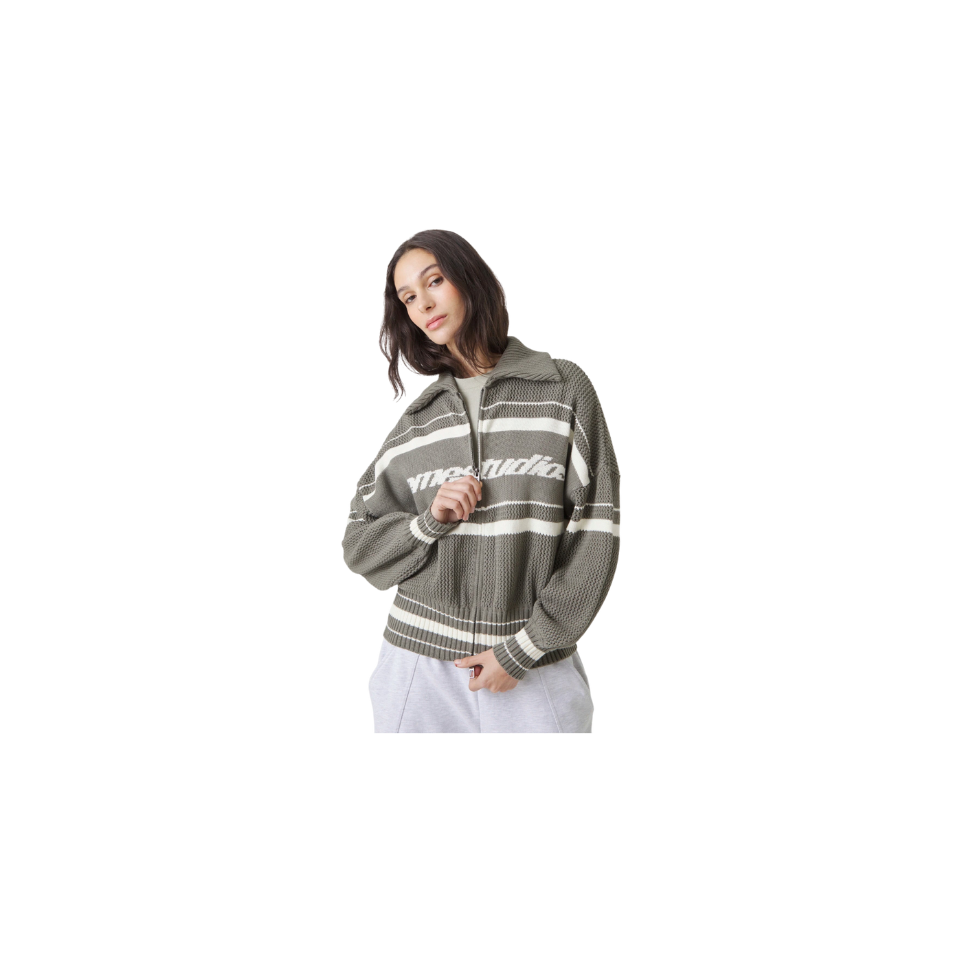 Eme Studios Unit Forest Zipper Knit