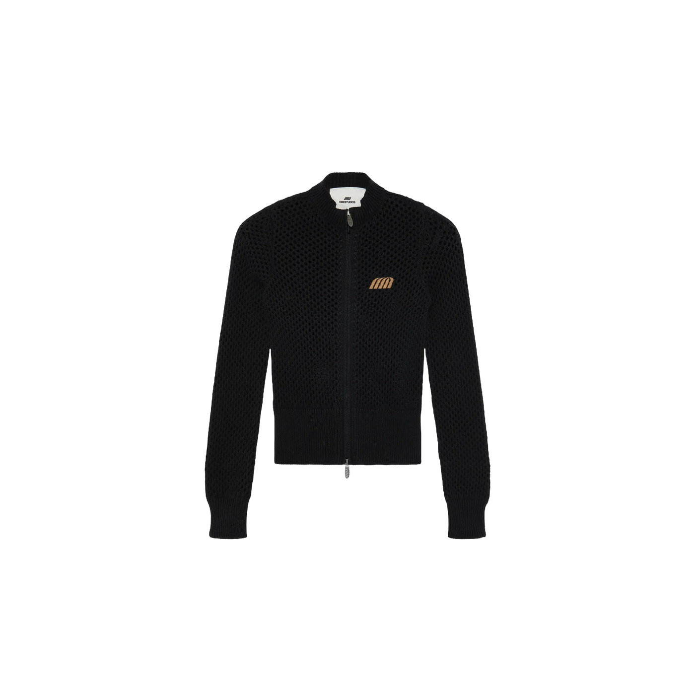 Eme Studios Ursula Black Crochet Full Zip