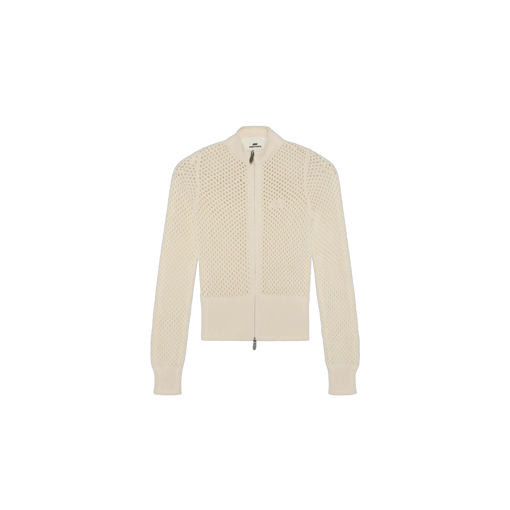 Eme Studios Ursula Off Sand Crochet Full Zip