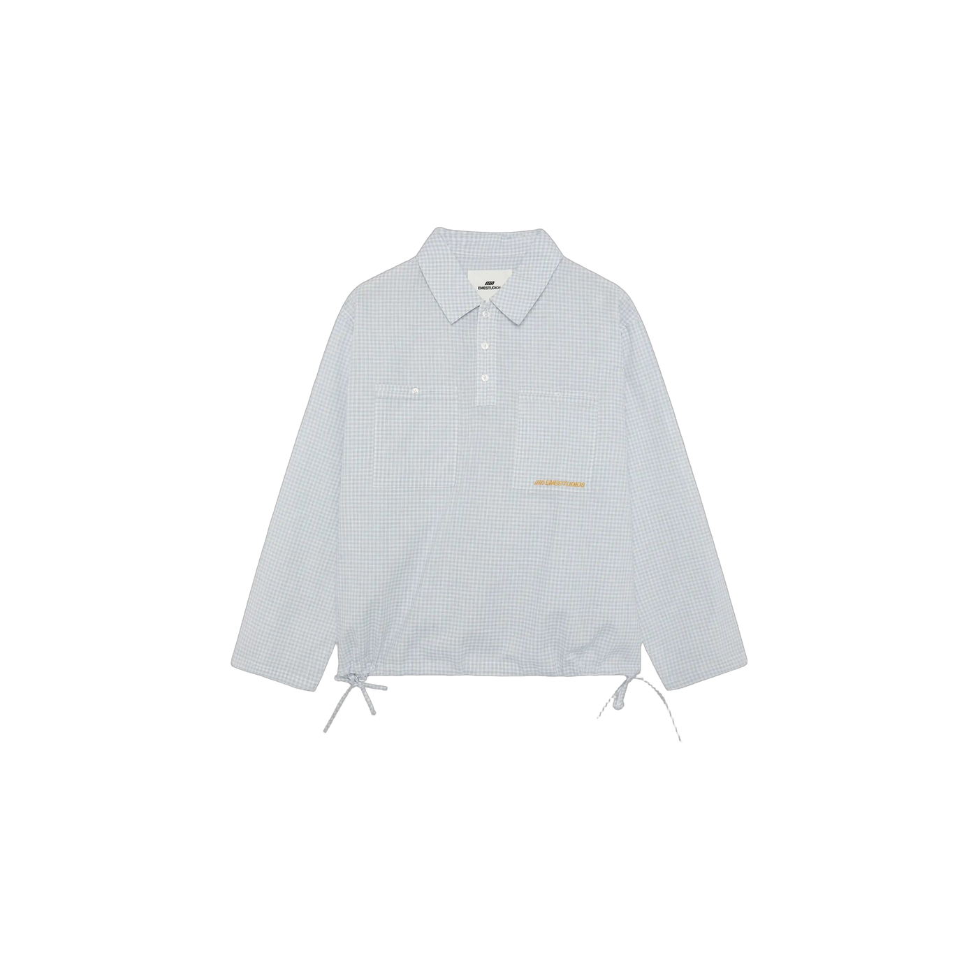 Eme Studios Vade Blue Popover Shirt