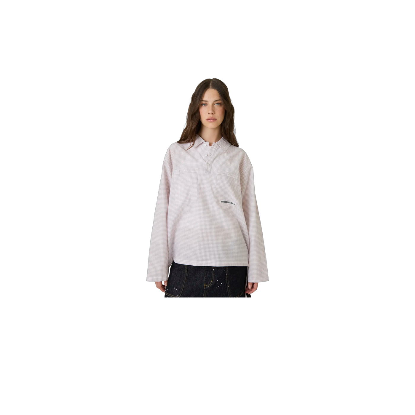 Eme Studios Vade Pink Popover Shirt