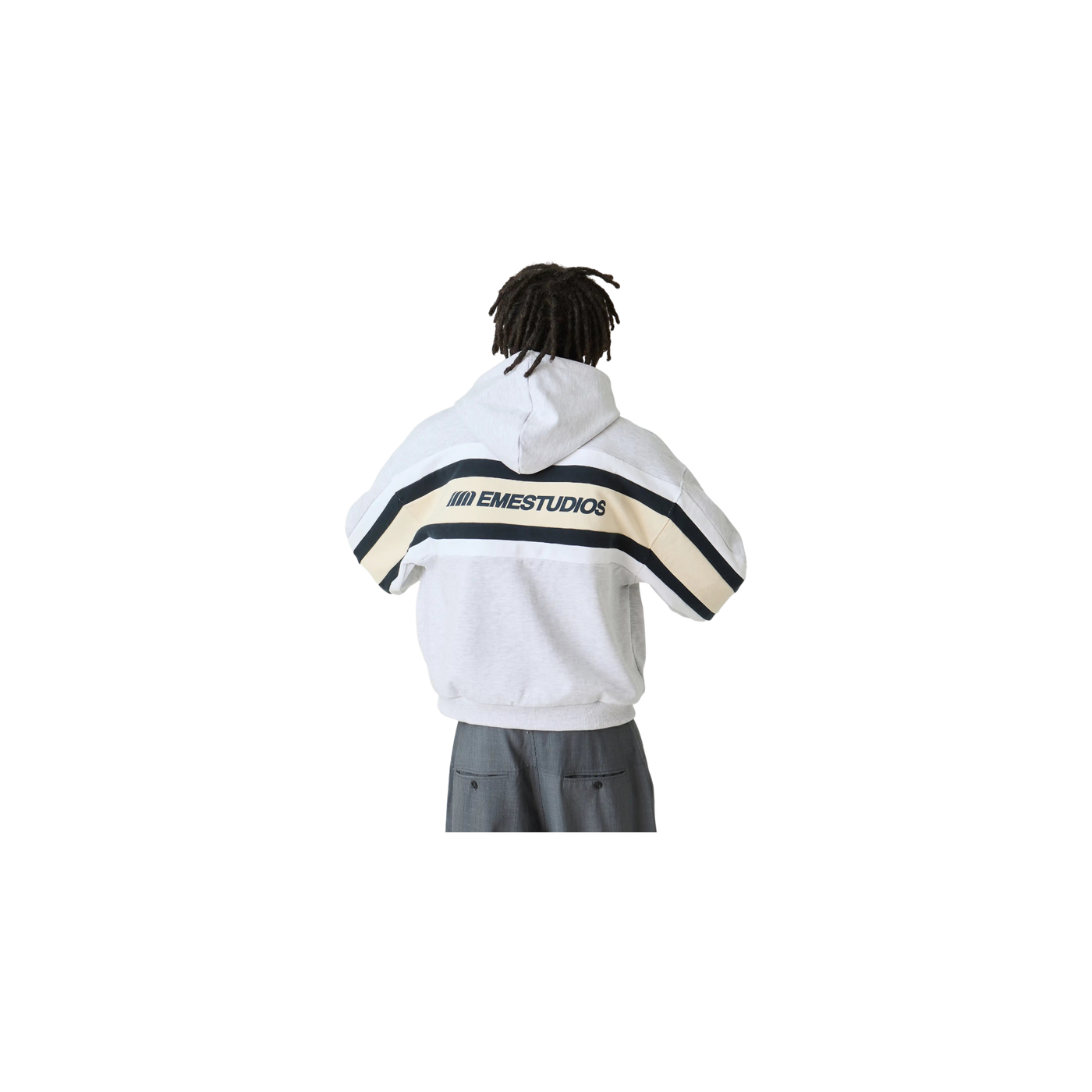 Eme Studios Vanguard Heather Grey Oversized Hoodie